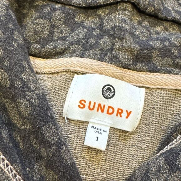 Sundry floral striped hoodie size 1 (small) - Picture 3 of 7